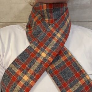 WARM WINTER THERMAL STOCK TIE FOX HUNTING CHECK TATERSALL